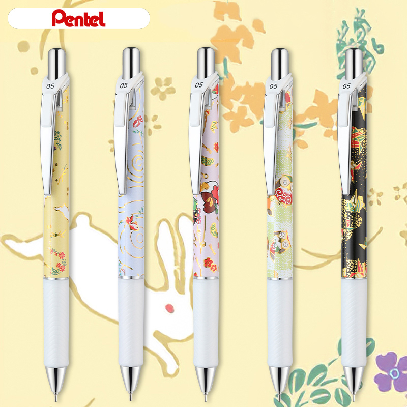 Pentel Pen Energel - 日本のペンチ-特別版用の速乾性ジェルペン,交換用テストペン,0.5mm,1個