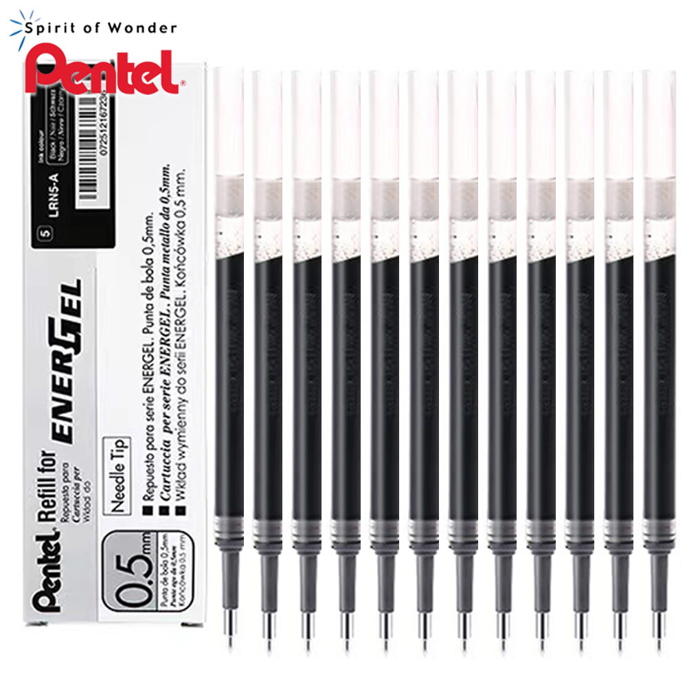 Pentel Pen Energel - ペン先-クイックドライジェルペン、リフィル、ニードルチップ、bln105/75、文房具、学校、オフィス、日本、lrn5、lrn4、0.5mm、0.4mmに適しています
