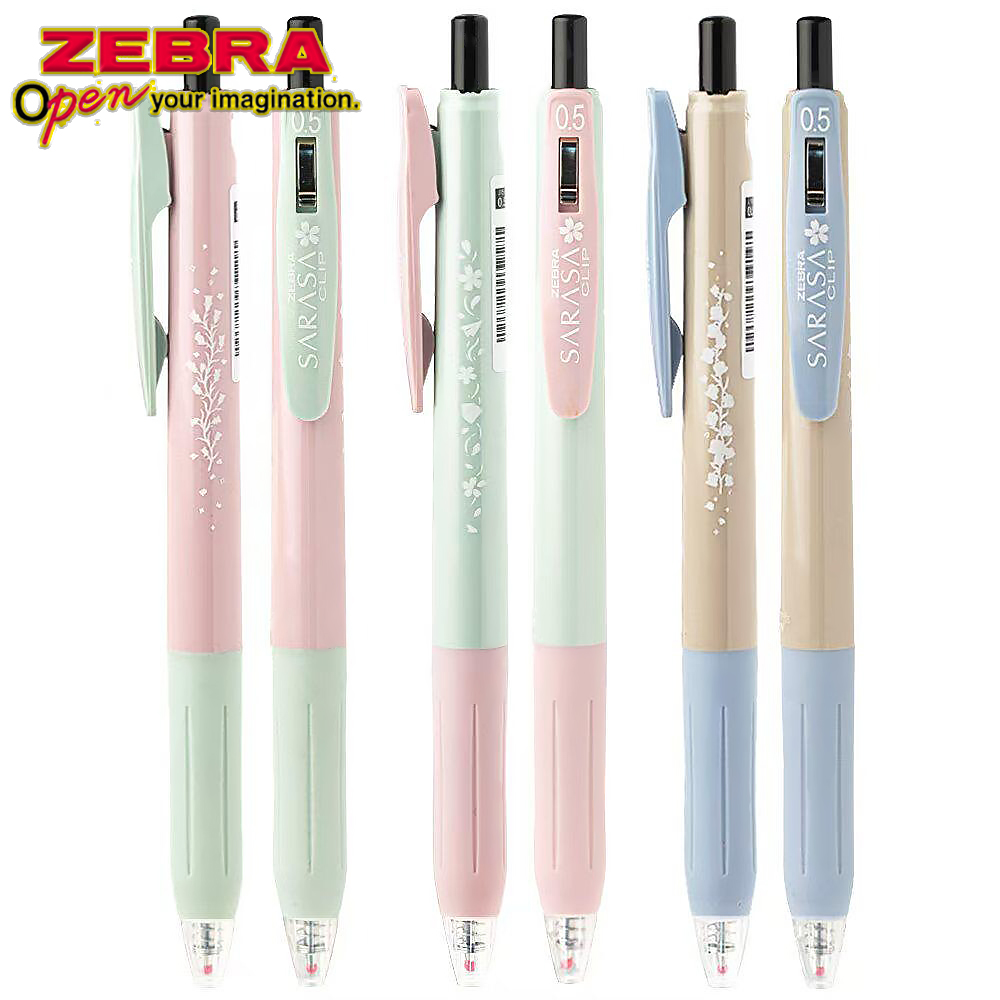 Pentel Pen Energel - 3 ピース/セット日本ゼブラ限定版ゲルペン SARASA クリップ JJ15 0.5