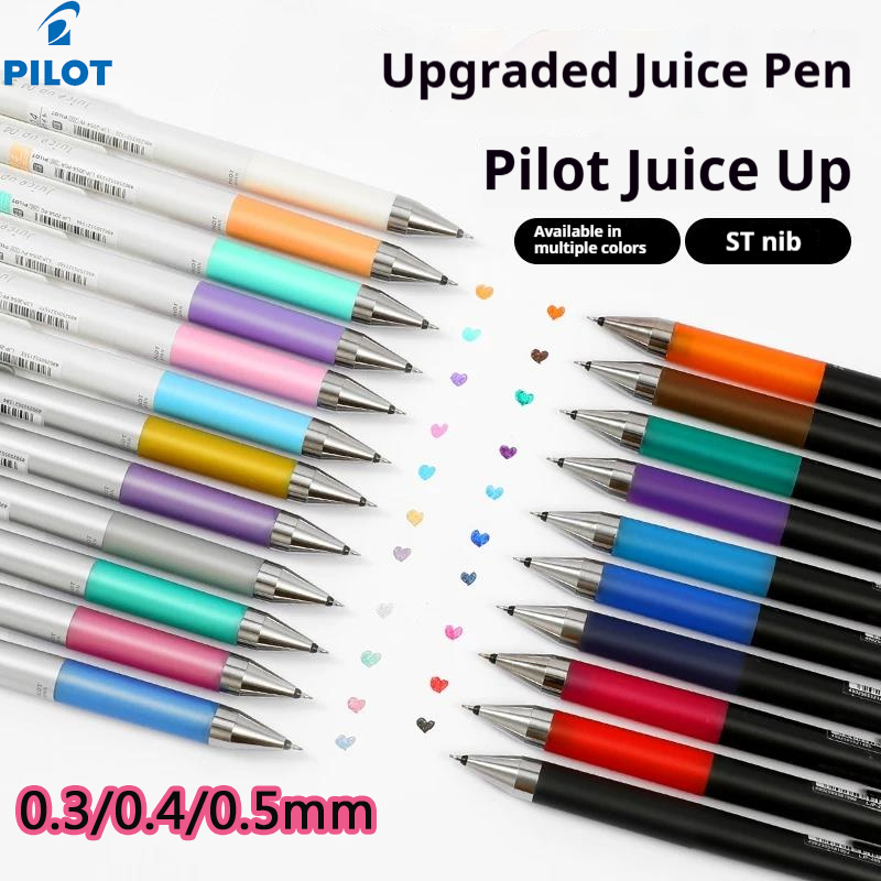 Pilot Pen Frixion - パイロット ジュースアップ ゲルペン、アソートカラー 0.3/0.4/0.5mm ST ペン先