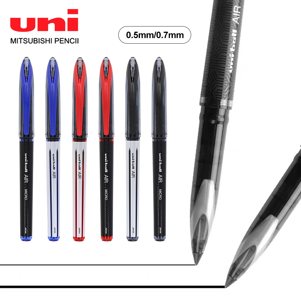 Pentel Pen Energel - UNI ボールエアゲルペン高品質 0.5/0.7 ミリメートル無料インク制御ビジネスオフィス署名 UBA-188 ブラックテクノロジー画材