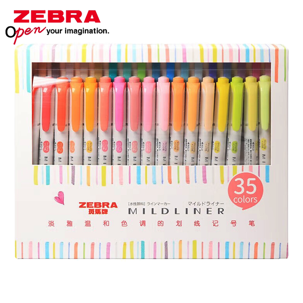 ゼブラ-ハイランダーマーカーペンセット,ソフトパステル,カラ - Zebra Pen Mildliner のレビューと価格