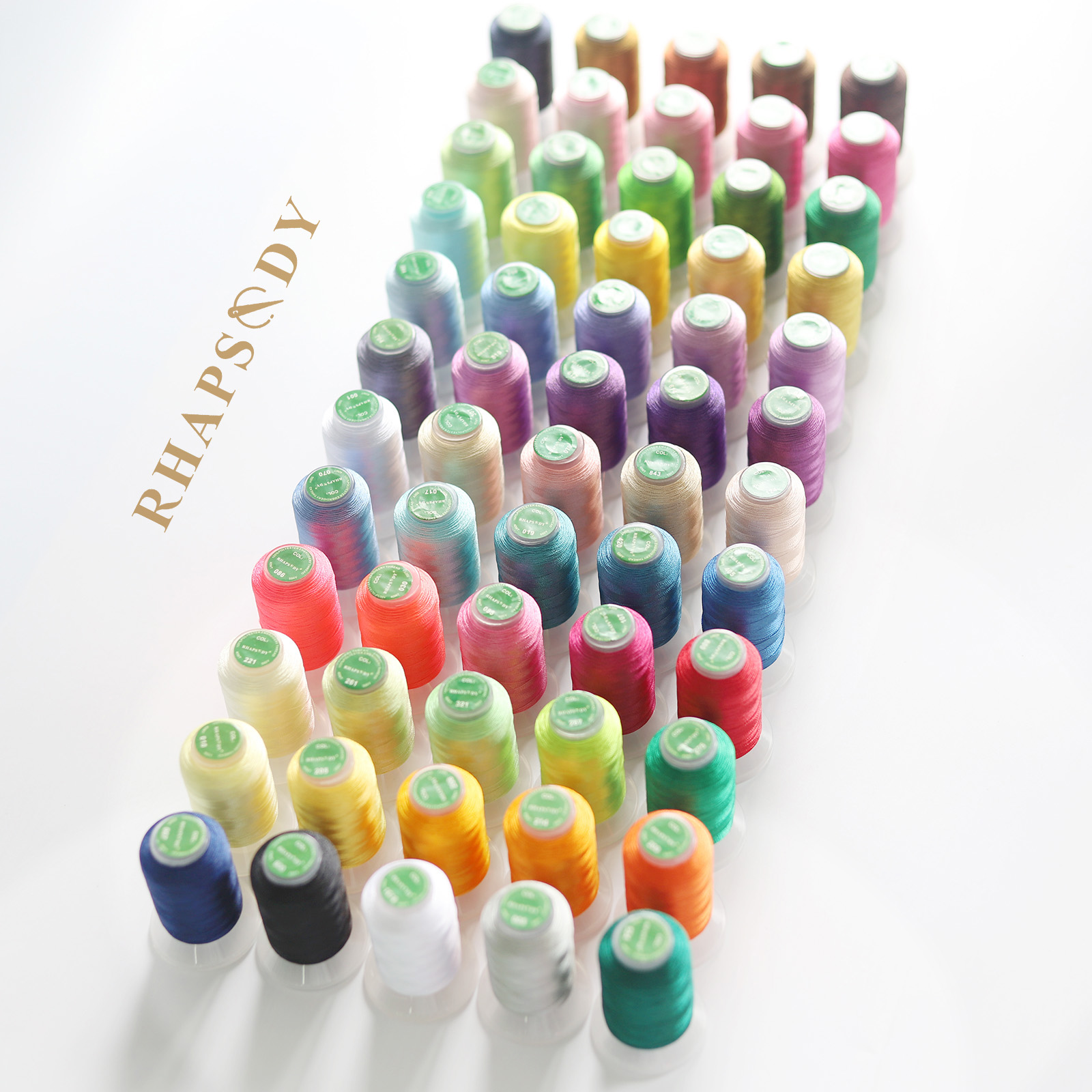 40WT ポリエステル刺繍糸フィラメント糸高強度光沢ブラザー - Serger Thread Cone のレビューと価格