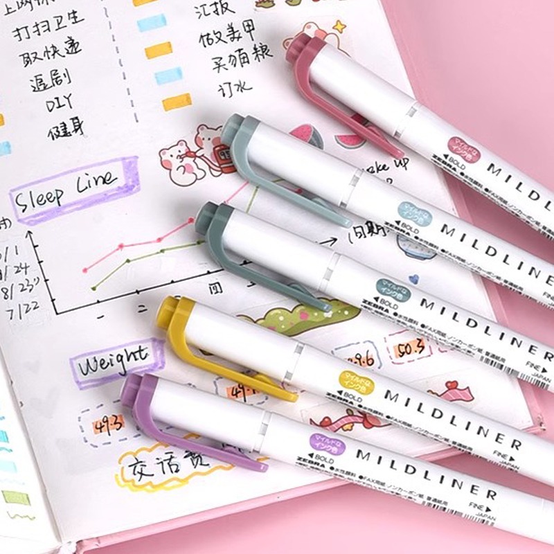 ゼブラ マイルドライナー ハイライターペン、ダブルチップ パ - Zebra Pen Mildliner のレビューと価格