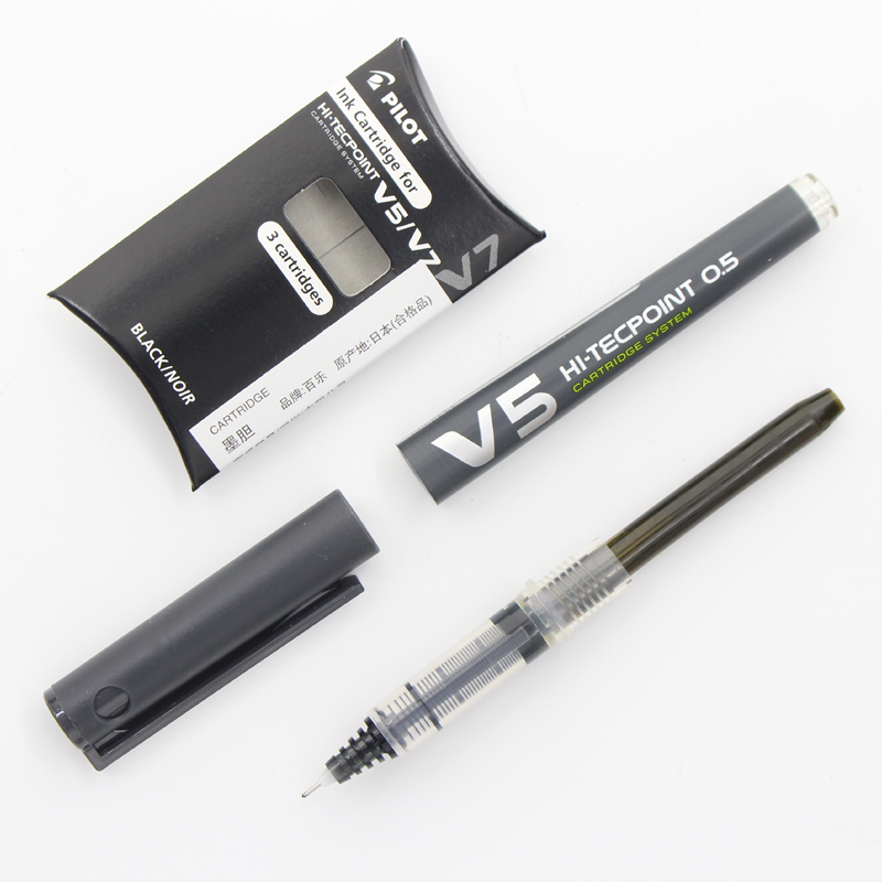 パイロット V5 ゲルペン Hi-Tecpoint インクカ - Pilot Pen V5 のレビューと価格