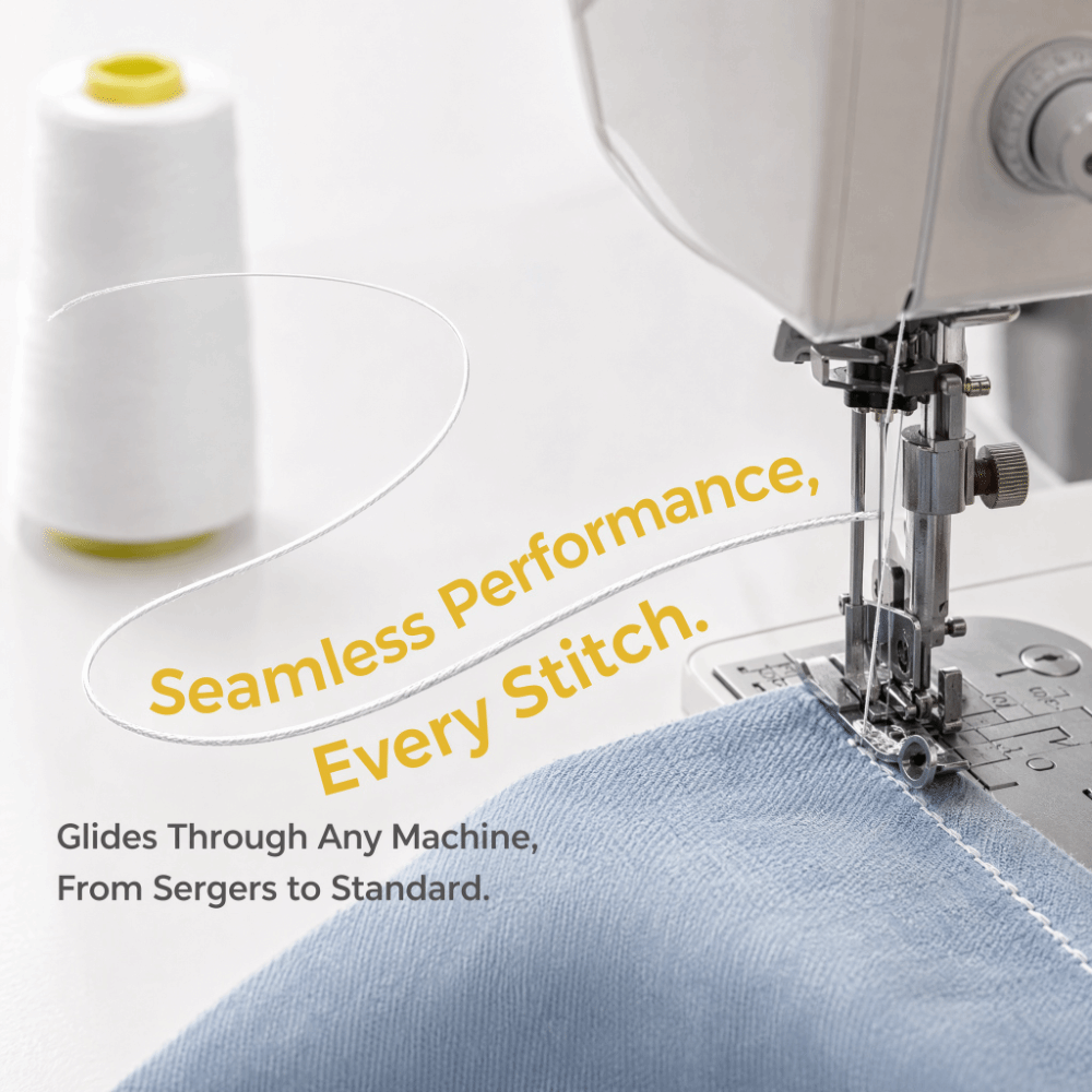 4 個 3000 ヤード各 1 個のセガーネジ糸コーン ホワ - Serger Thread Cone のレビューと価格