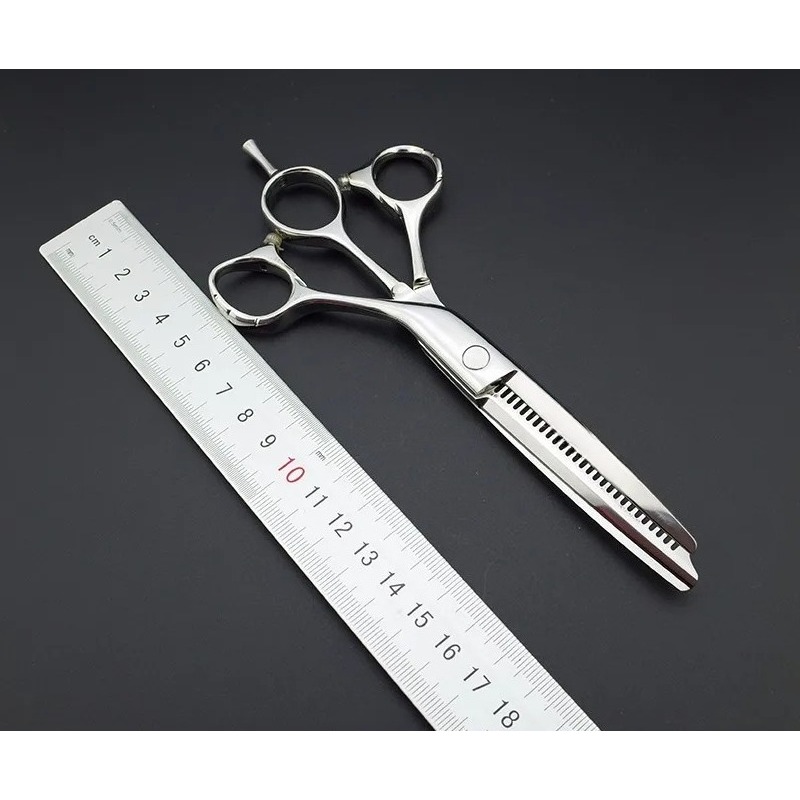 【ホットセール】6インチ3枚刃プロフェッショナルヘアカットは - Pinking Shear Blade のレビューと価格