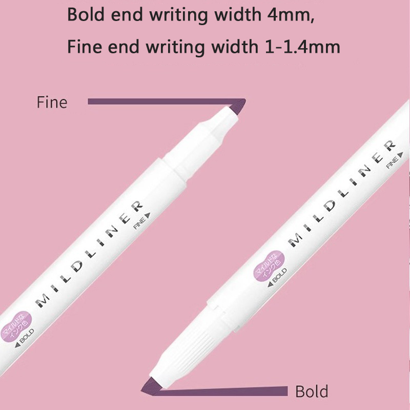新しいゼブラマイルドライナーハイライターマーカー、WKT7  - Zebra Pen Mildliner のレビューと価格