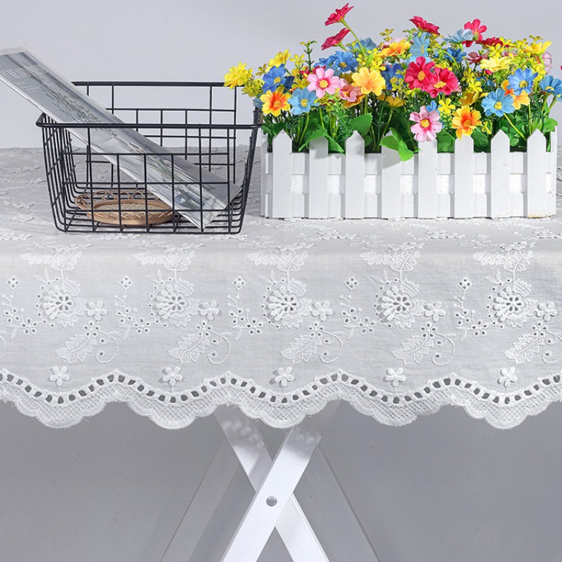 新登場のフル幅コットンミルクシルク糸3D中空刺繍生地、女性用 - Sewing Embroidery Fabric のレビューと価格
