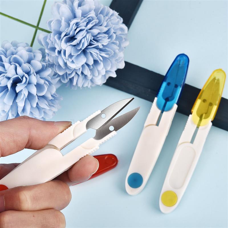 U字型裁縫はさみ 糸切りはさみ 裁縫はさみ 刺繍DIYツール - Sewing Embroidery Fabric のレビューと価格