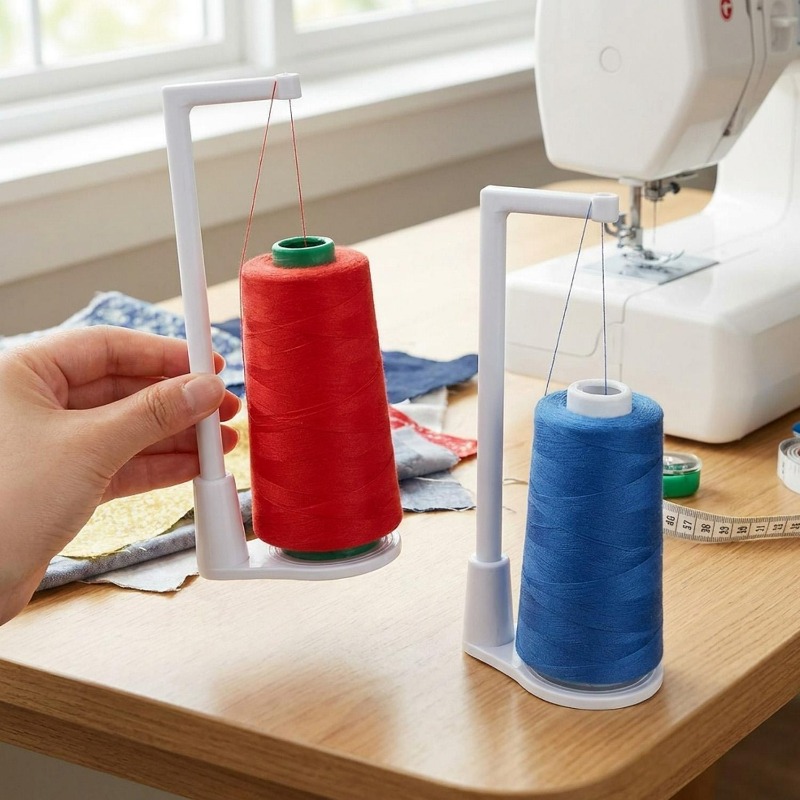 1-5個入りユニバーサルミシン糸ホルダー、シングルスプールコ - Serger Thread Cone のレビューと価格