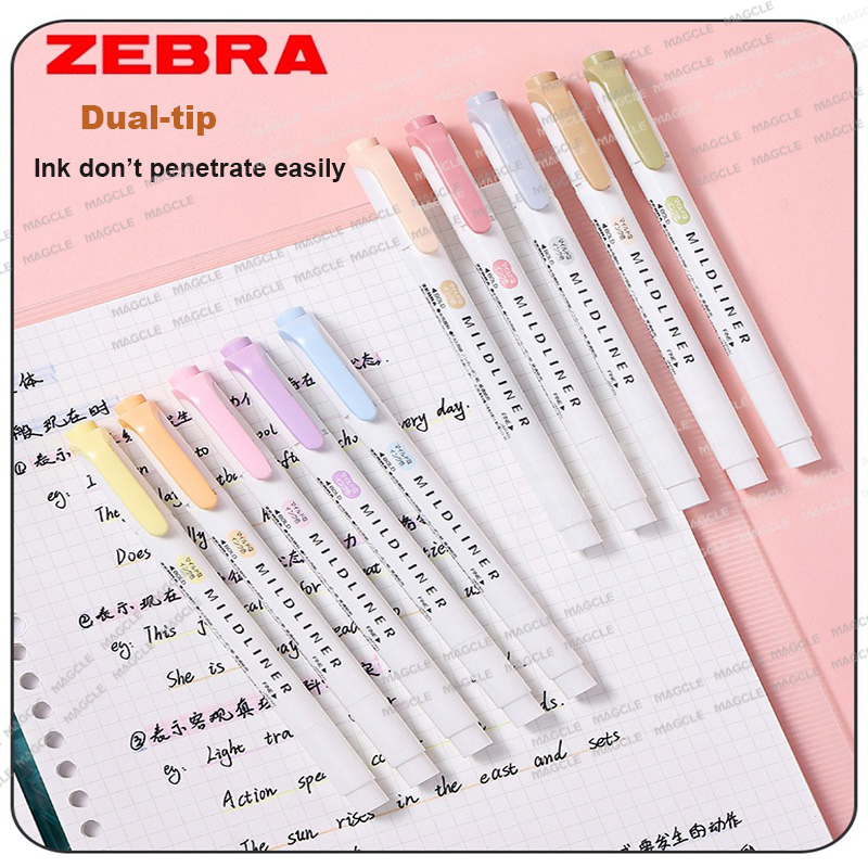 1 個ゼブラ WKT7 マイルドライナー蛍光ペン太くて細いダ - Zebra Pen Mildliner のレビューと価格