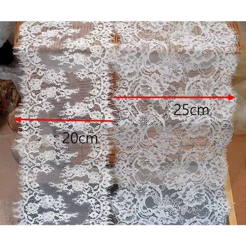 3M、高品質のまつげレース刺繍デカール生地、手作りDIYウェ - Sewing Embroidery Fabric のレビューと価格