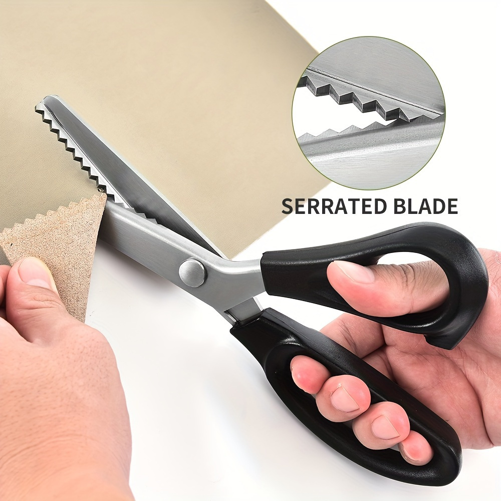 プロ仕様のピンキングシザー、鋸歯状の刃、ヘビーデューティーな - Pinking Shear Blade のレビューと価格