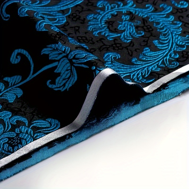 3Dブルーフェニックステールブロケード生地 — 衣類、DIY - Sewing Garment のレビューと価格