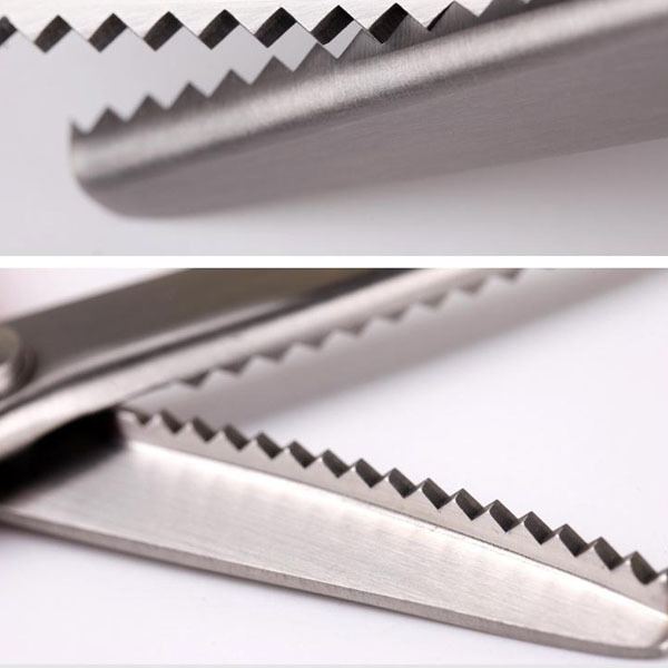 5mm三角鋸歯状ピンキングシザーズ、グリーンステンレス鋼刃、 - Pinking Shear Blade のレビューと価格