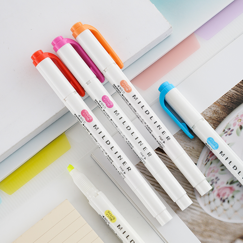 ゼブラマイルドライナーライナー双頭蛍光ペンフックペンかわいい - Zebra Pen Mildliner のレビューと価格