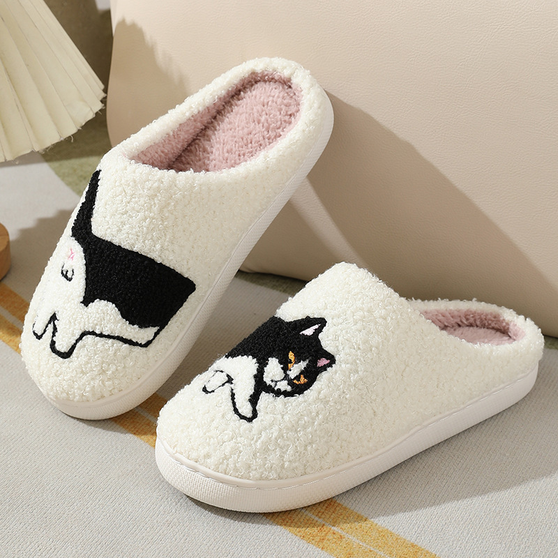 冬用プラッシュキュートダックスフンド刺繍ホームスリッパ レデ - Sewing Garment のレビューと価格