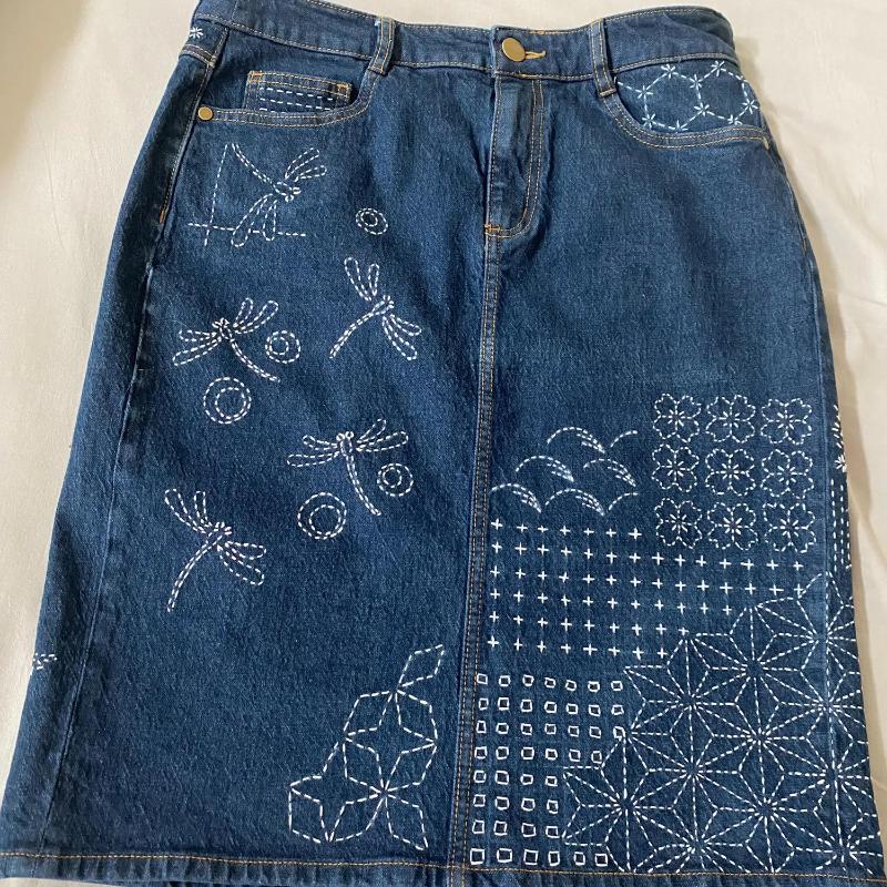 9/32個入り糸と針デニム生地手刺繍キット縫製用品水溶性刺し - Sewing Embroidery Fabric のレビューと価格